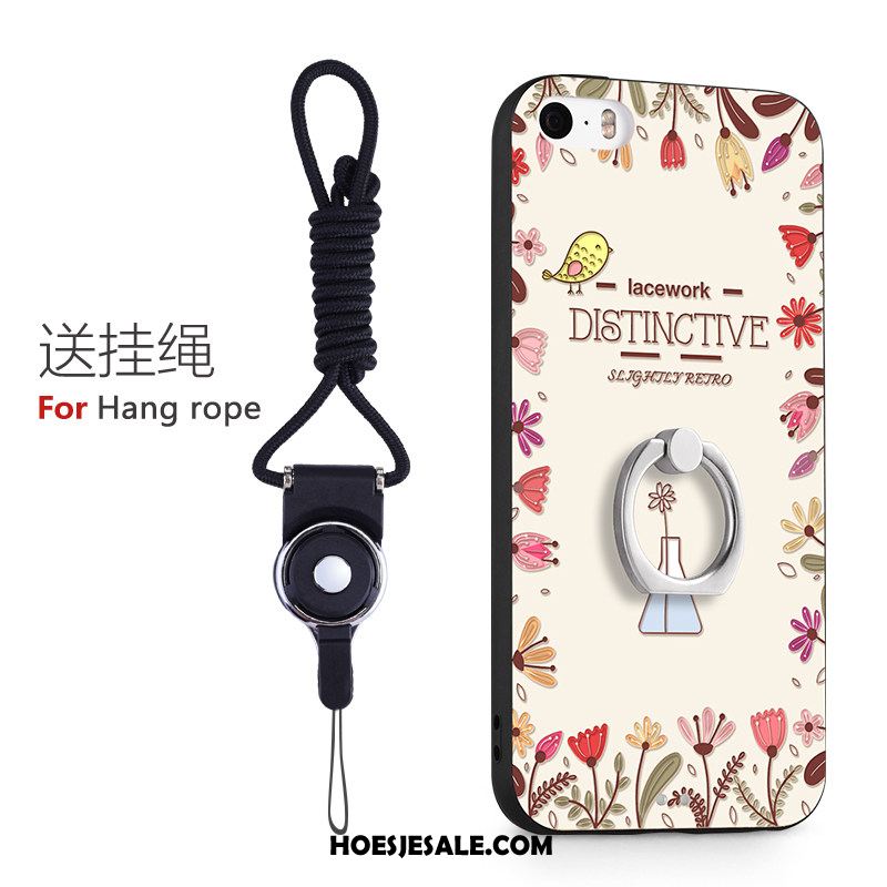 iPhone 5 / 5s Hoesje Hoes Hanger Roze Siliconen Mobiele Telefoon Kopen