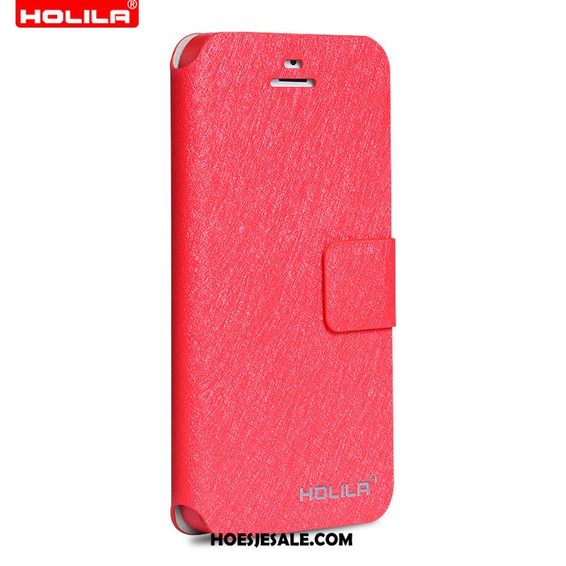 iPhone 5 / 5s Hoesje Hoes Mobiele Telefoon Rood Bescherming Folio Winkel