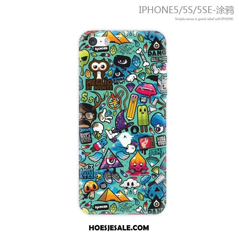 iPhone 5 / 5s Hoesje Reliëf Scheppend Mobiele Telefoon Persoonlijk Anti-fall Sale