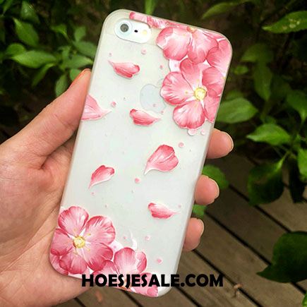 iPhone 5 / 5s Hoesje Scheppend Anti-fall Reliëf Hoes Mobiele Telefoon Goedkoop