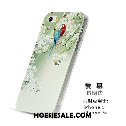 iPhone 5 / 5s Hoesje Scheppend Anti-fall Reliëf Hoes Mobiele Telefoon Goedkoop