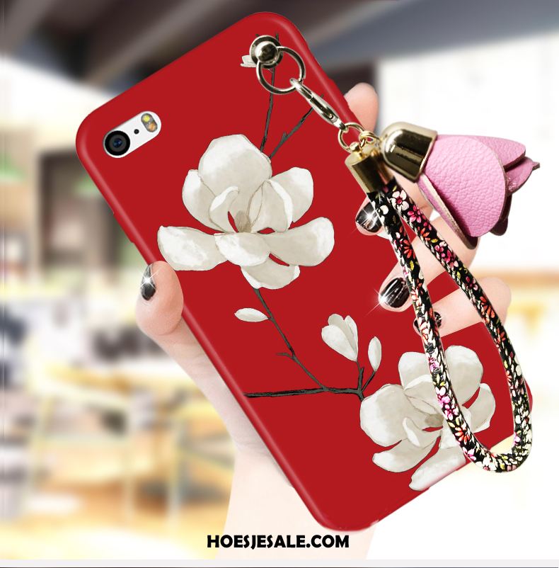 iPhone 5 / 5s Hoesje Spotprent Zacht Trend Rood Mobiele Telefoon Kopen