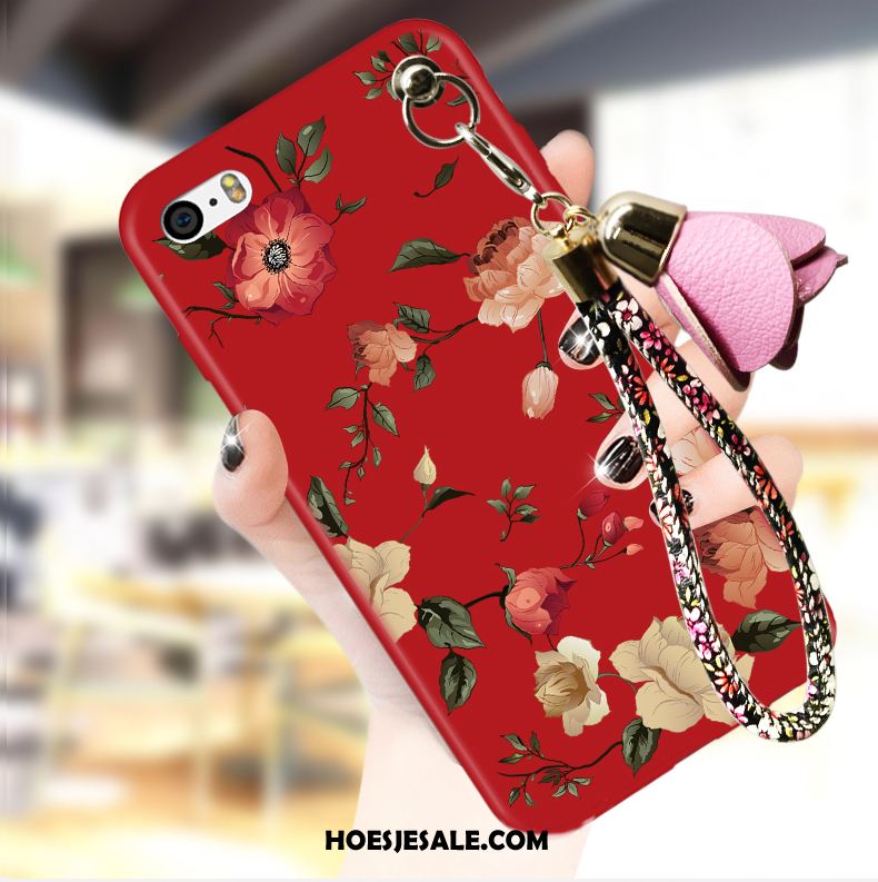 iPhone 5 / 5s Hoesje Spotprent Zacht Trend Rood Mobiele Telefoon Kopen