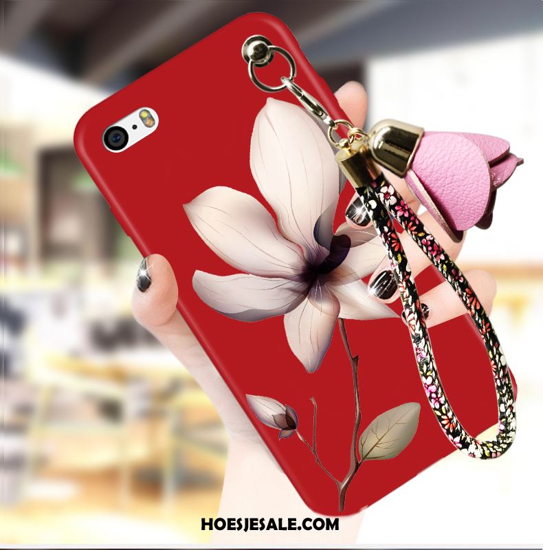 iPhone 5 / 5s Hoesje Spotprent Zacht Trend Rood Mobiele Telefoon Kopen