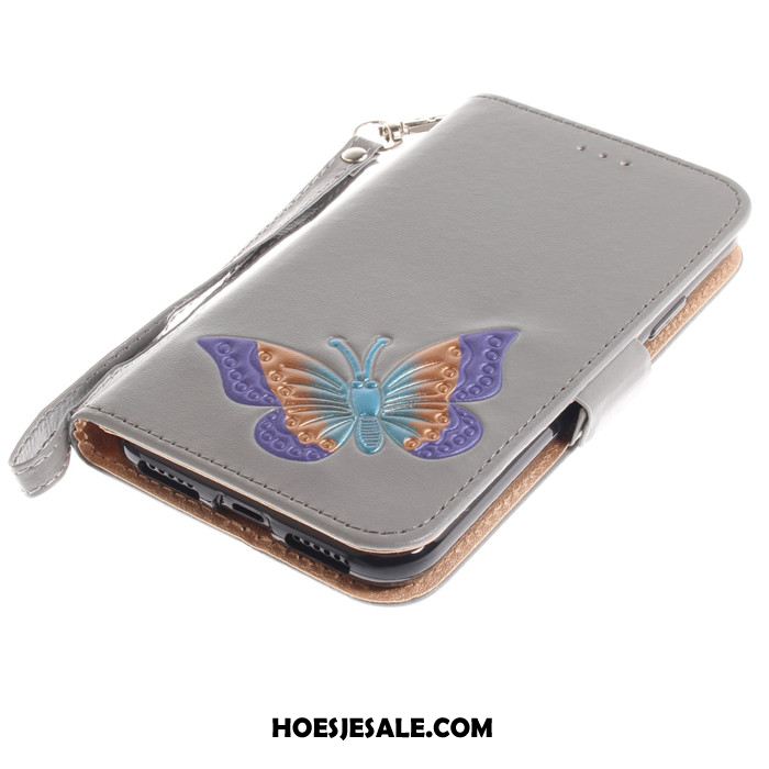 iPhone 5 / 5s Hoesje Trend Goud Hoes Leren Etui Clamshell Kopen