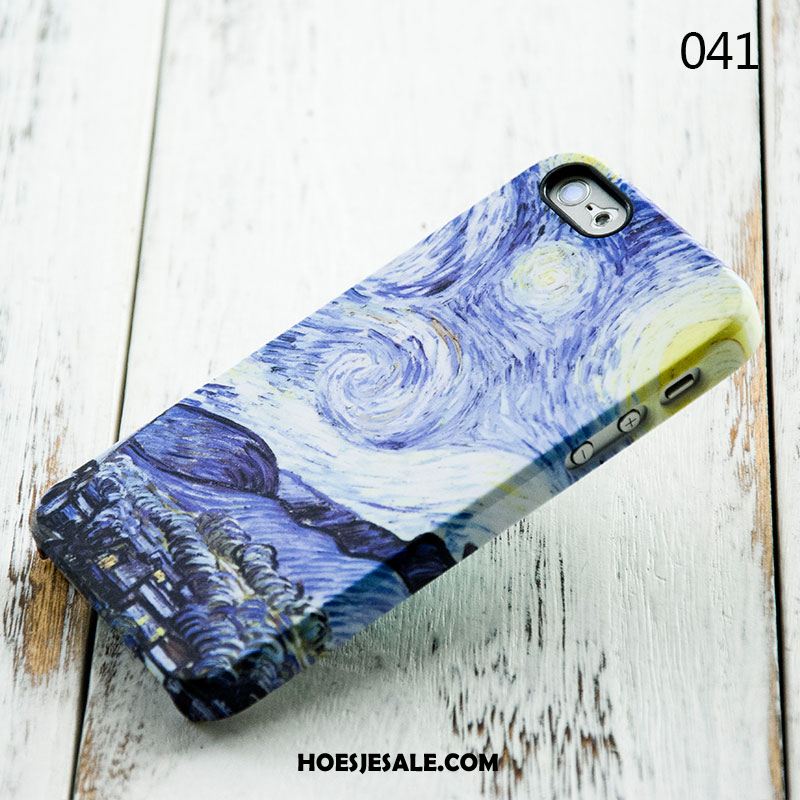 iPhone 5 / 5s Hoesje Trendy Merk Bescherming Blauw Anti-fall Hoes Sale