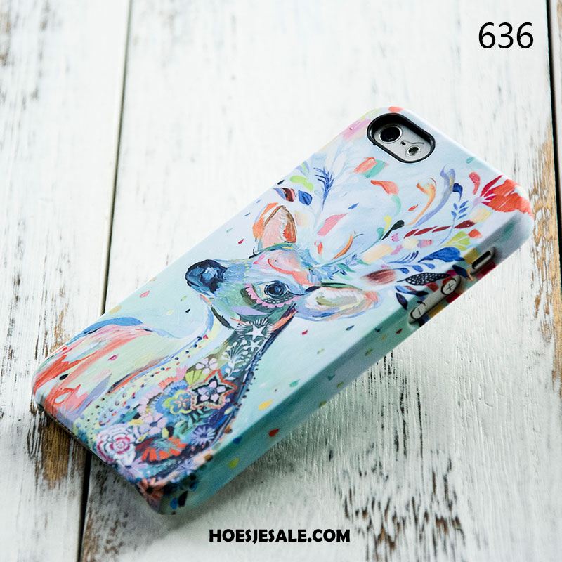 iPhone 5 / 5s Hoesje Trendy Merk Bescherming Blauw Anti-fall Hoes Sale