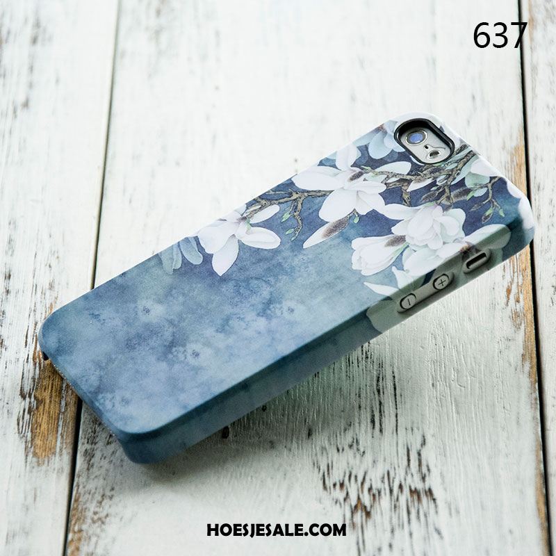 iPhone 5 / 5s Hoesje Trendy Merk Bescherming Blauw Anti-fall Hoes Sale