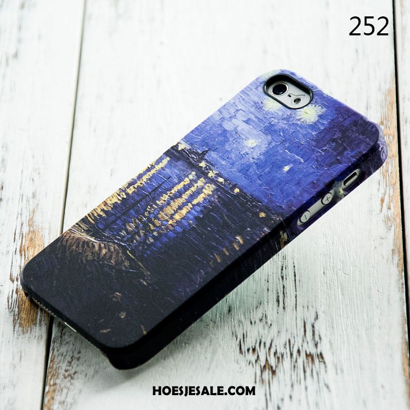 iPhone 5 / 5s Hoesje Trendy Merk Bescherming Blauw Anti-fall Hoes Sale