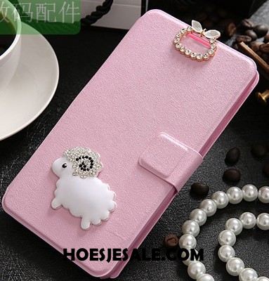 iPhone 5 / 5s Hoesje Zwart Folio Leren Etui Hanger Mobiele Telefoon Sale