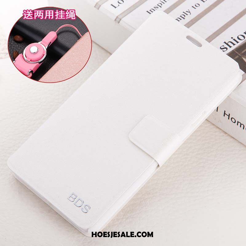 iPhone 5 / 5s Hoesje Zwart Folio Leren Etui Hanger Mobiele Telefoon Sale