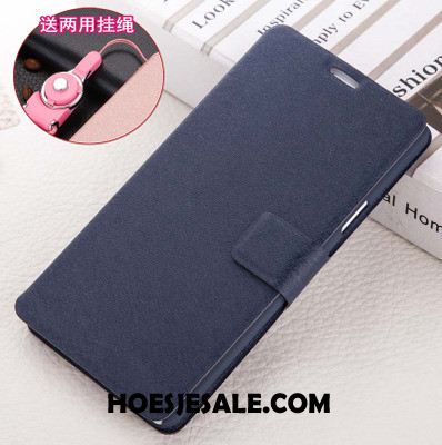 iPhone 5 / 5s Hoesje Zwart Folio Leren Etui Hanger Mobiele Telefoon Sale