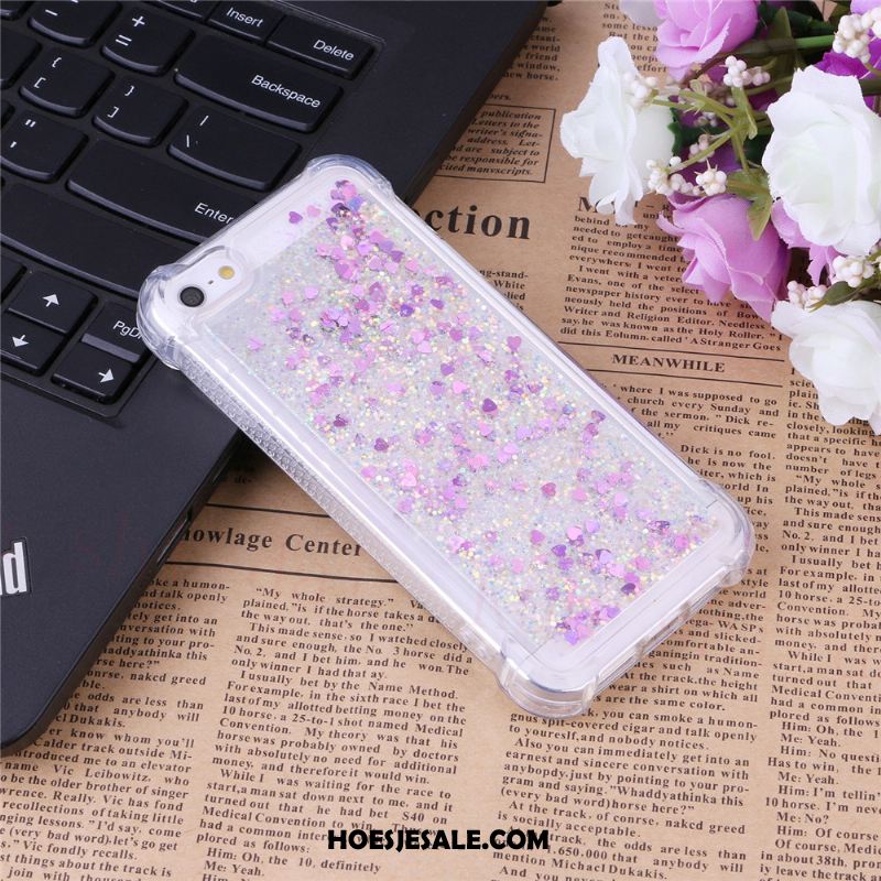 iPhone 5c Hoesje Bescherming Hoes Siliconen Purper Drijfzand Sale