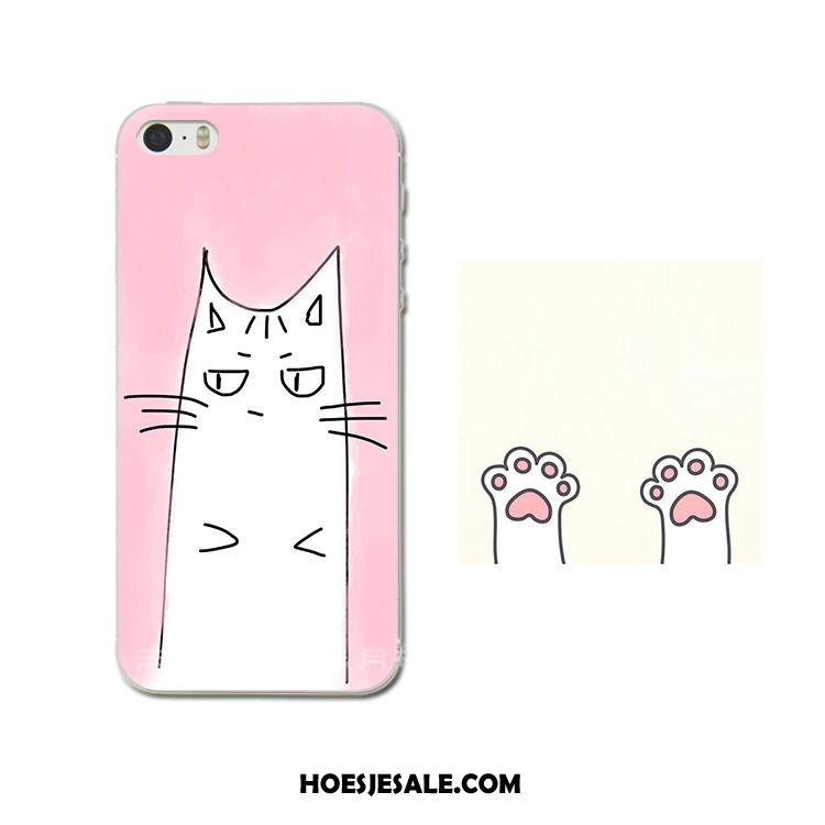 iPhone 5c Hoesje Hanger Roze Kat Bescherming Siliconen Kopen