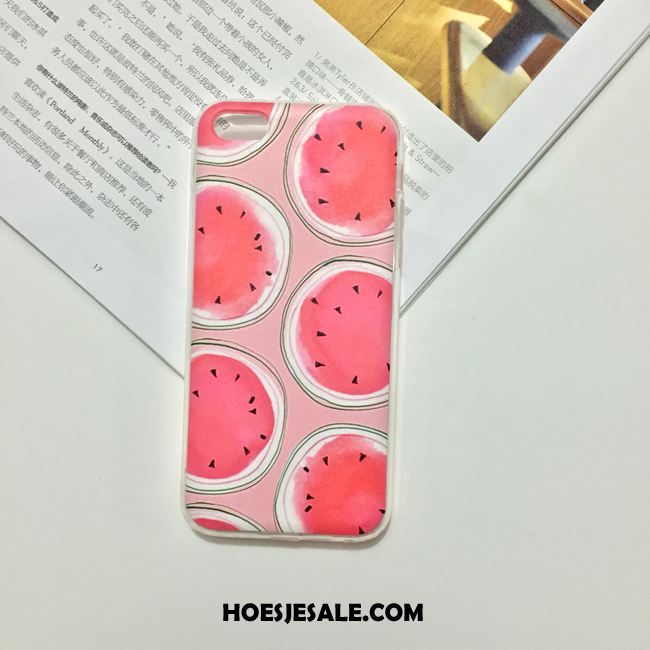 iPhone 5c Hoesje Hanger Zacht Mobiele Telefoon Hoes Rood Goedkoop