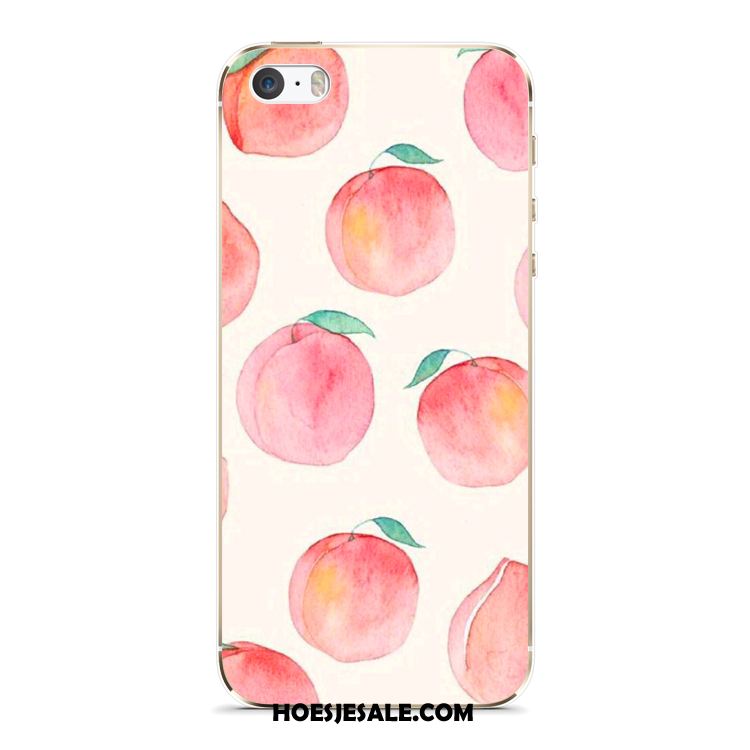 iPhone 5c Hoesje Hoes Mobiele Telefoon Bescherming Fruit Roze Goedkoop