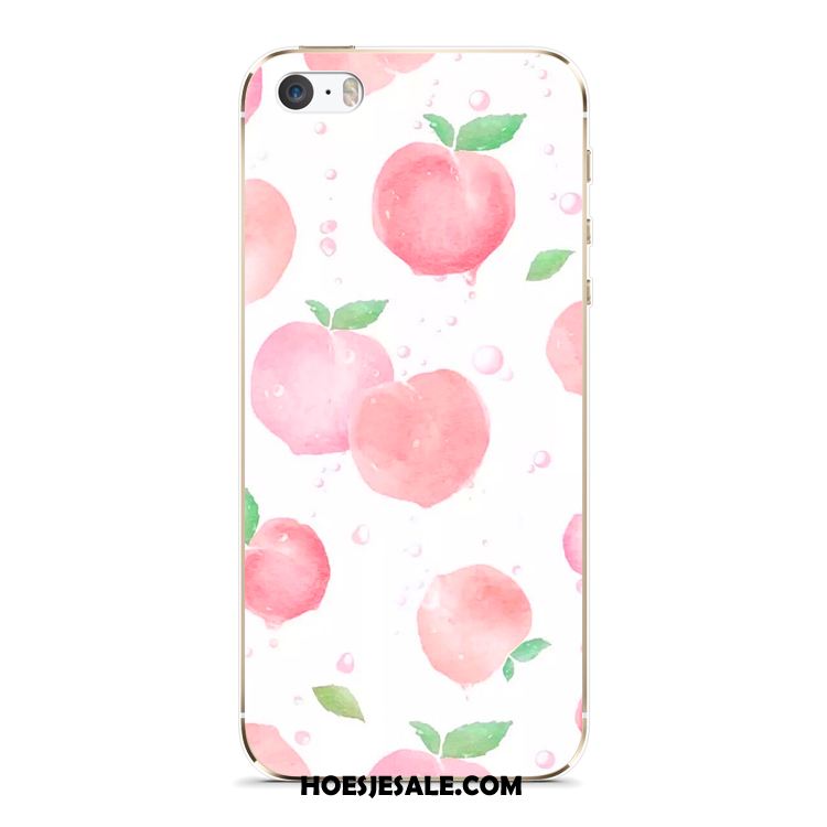 iPhone 5c Hoesje Hoes Mobiele Telefoon Bescherming Fruit Roze Goedkoop