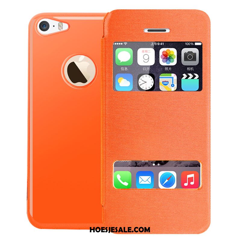 iPhone 5c Hoesje Hoes Oranje Dun Mobiele Telefoon Bescherming Goedkoop