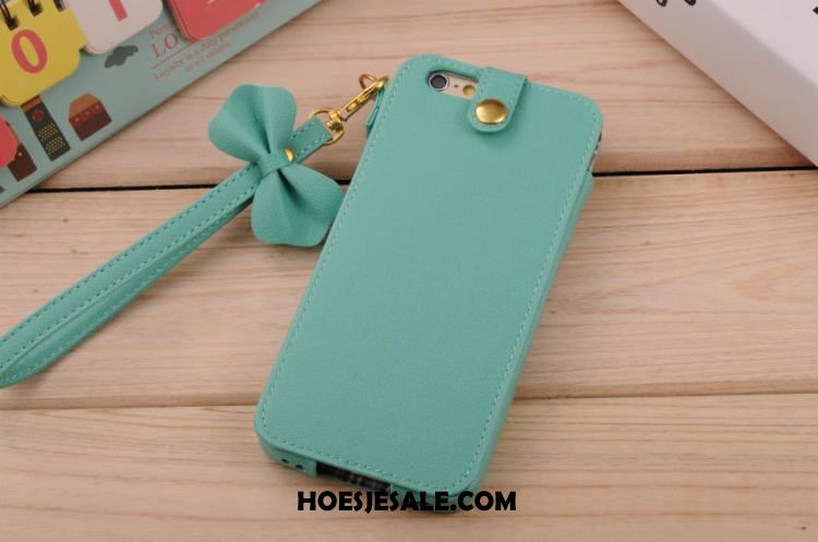 iPhone 5c Hoesje Leren Etui Mooie Purper All Inclusive Vers Goedkoop