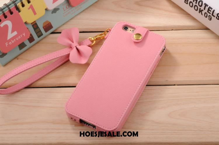 iPhone 5c Hoesje Leren Etui Mooie Purper All Inclusive Vers Goedkoop