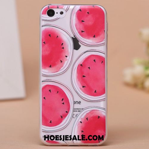 iPhone 5c Hoesje Spotprent Mobiele Telefoon Scheppend Hoes Roze Winkel