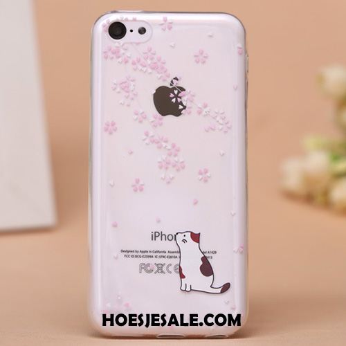 iPhone 5c Hoesje Spotprent Mobiele Telefoon Scheppend Hoes Roze Winkel