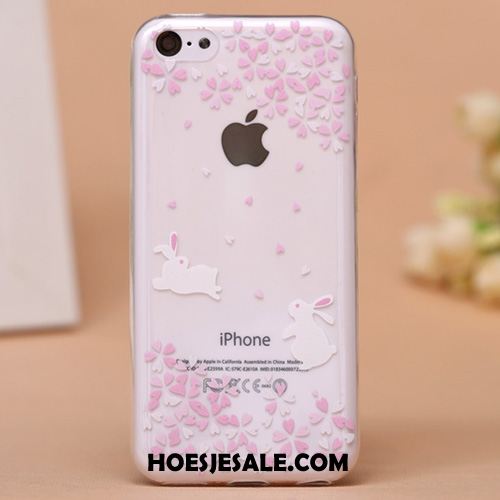 iPhone 5c Hoesje Spotprent Mobiele Telefoon Scheppend Hoes Roze Winkel