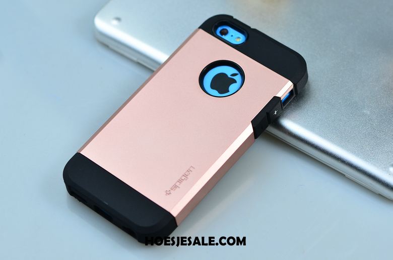 iPhone 5c Hoesje Trend Hoes Bescherming Anti-fall Zilver