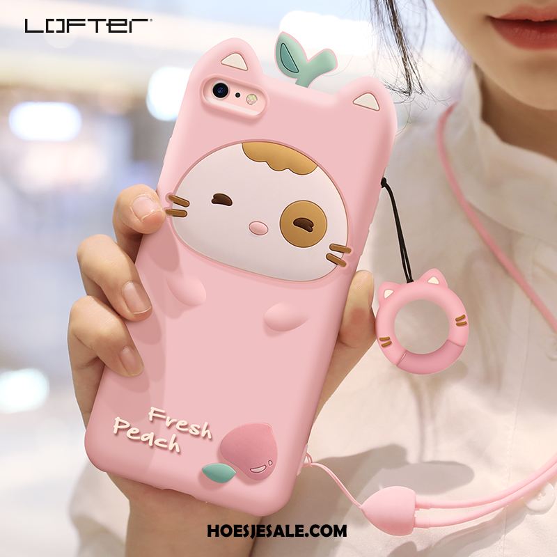 iPhone 6 / 6s Hoesje Anti-fall Roze Siliconen Hoes Mobiele Telefoon Kopen