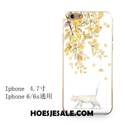 iPhone 6 / 6s Hoesje Bescherming Reliëf All Inclusive Siliconen Kat Sale