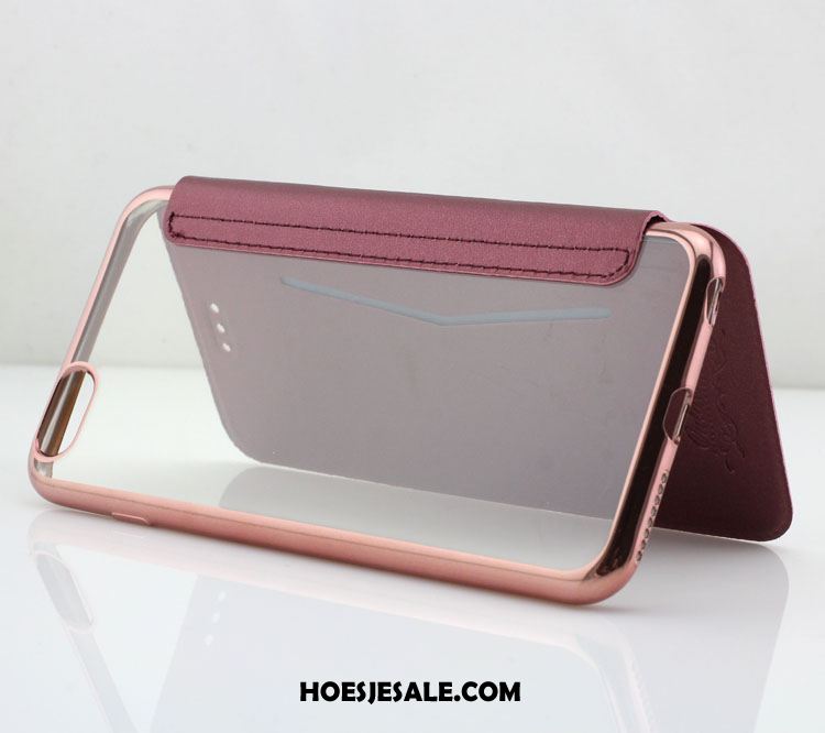 iPhone 6 / 6s Hoesje Folio Zilver All Inclusive Doorzichtig Kaart Kopen