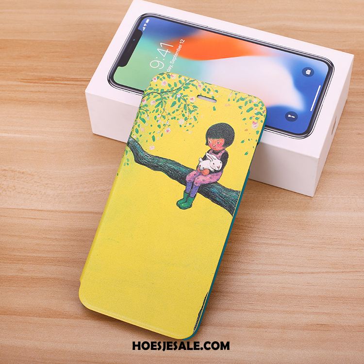 iPhone 6 / 6s Hoesje Leren Etui Anti-fall Kunst Hoes Folio Online