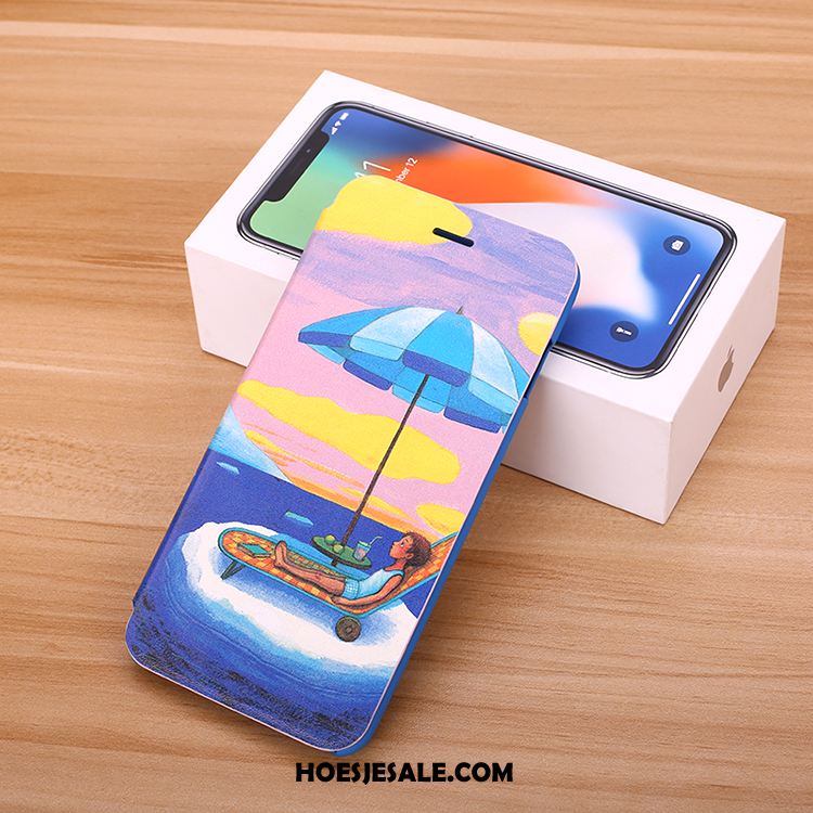 iPhone 6 / 6s Hoesje Leren Etui Anti-fall Kunst Hoes Folio Online