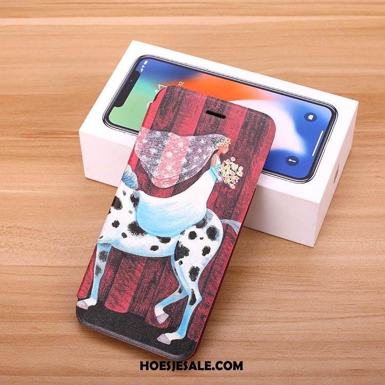 iPhone 6 / 6s Hoesje Leren Etui Anti-fall Kunst Hoes Folio Online