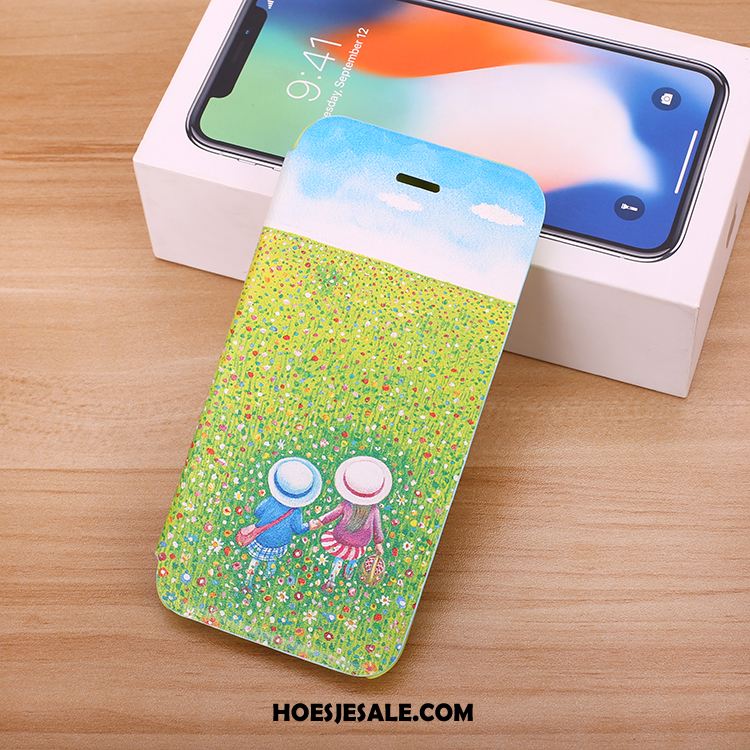 iPhone 6 / 6s Hoesje Leren Etui Anti-fall Kunst Hoes Folio Online