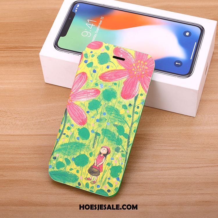 iPhone 6 / 6s Hoesje Leren Etui Anti-fall Kunst Hoes Folio Online