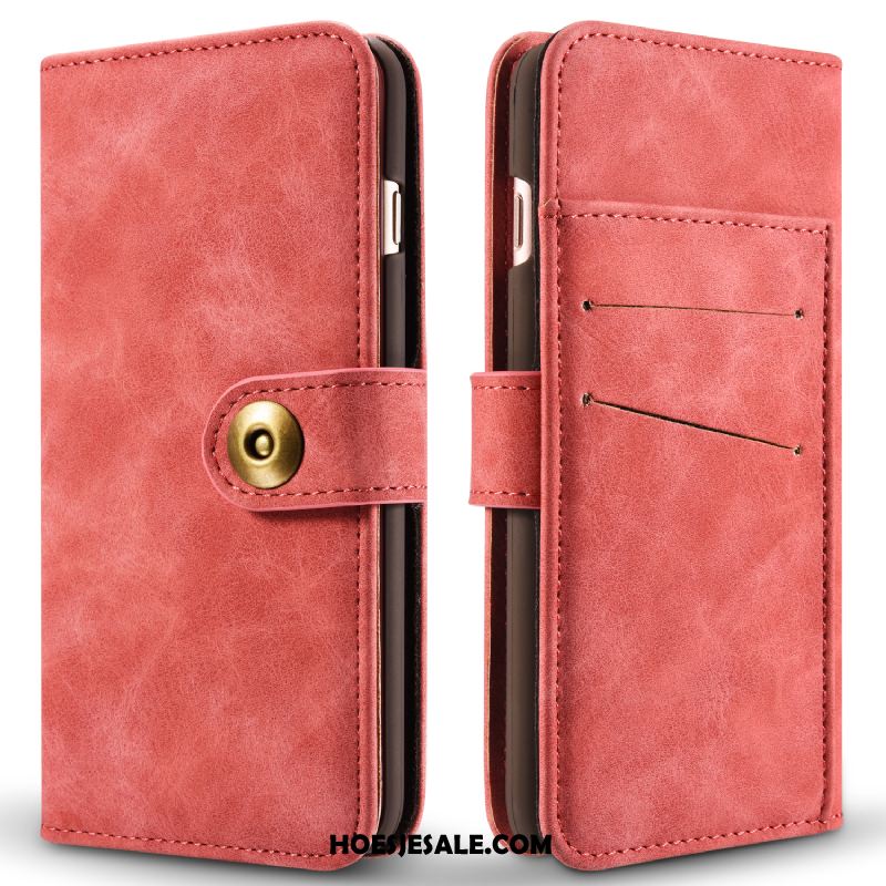 iPhone 6 / 6s Hoesje Leren Etui Grijs Mobiele Telefoon Portemonnee Anti-fall Sale