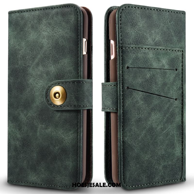 iPhone 6 / 6s Hoesje Leren Etui Grijs Mobiele Telefoon Portemonnee Anti-fall Sale