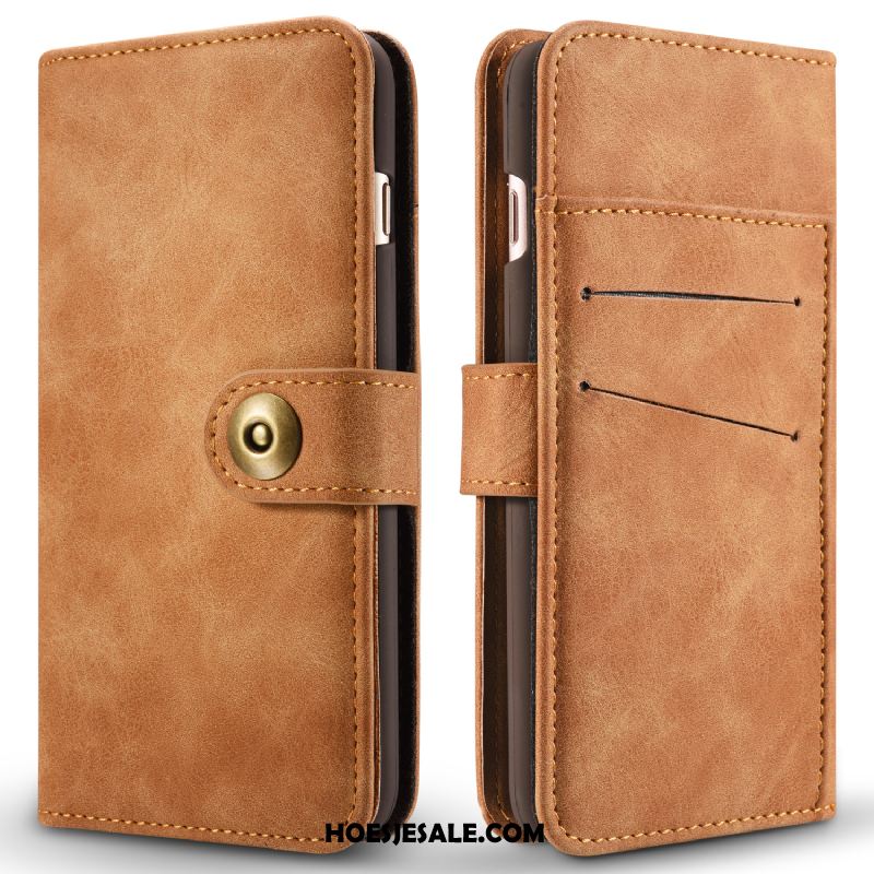 iPhone 6 / 6s Hoesje Leren Etui Grijs Mobiele Telefoon Portemonnee Anti-fall Sale