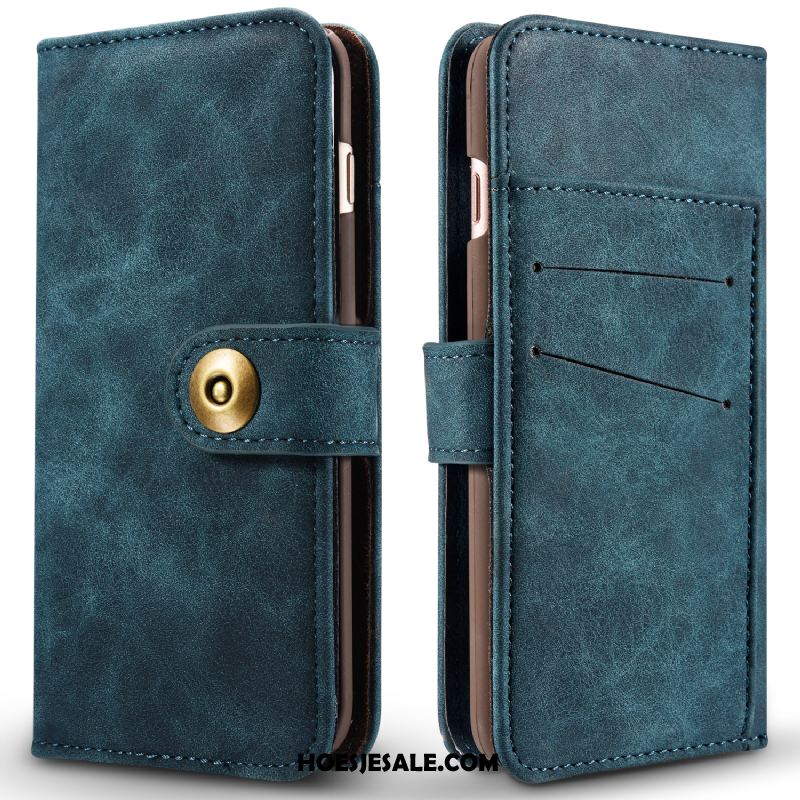 iPhone 6 / 6s Hoesje Leren Etui Grijs Mobiele Telefoon Portemonnee Anti-fall Sale