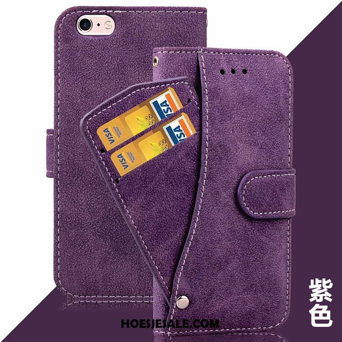 iPhone 6 / 6s Hoesje Leren Etui Scheppend Anti-fall All Inclusive Hoes Korting