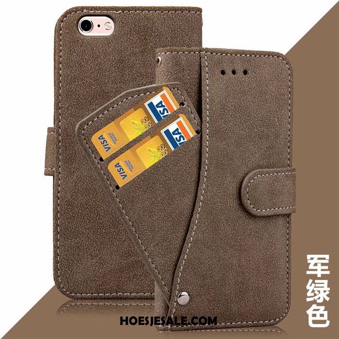 iPhone 6 / 6s Hoesje Leren Etui Scheppend Anti-fall All Inclusive Hoes Korting