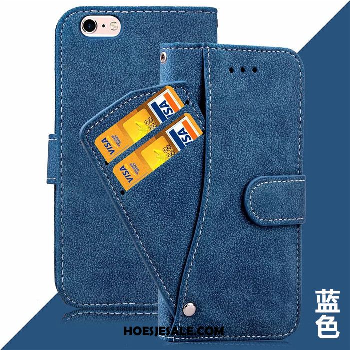 iPhone 6 / 6s Hoesje Leren Etui Scheppend Anti-fall All Inclusive Hoes Korting