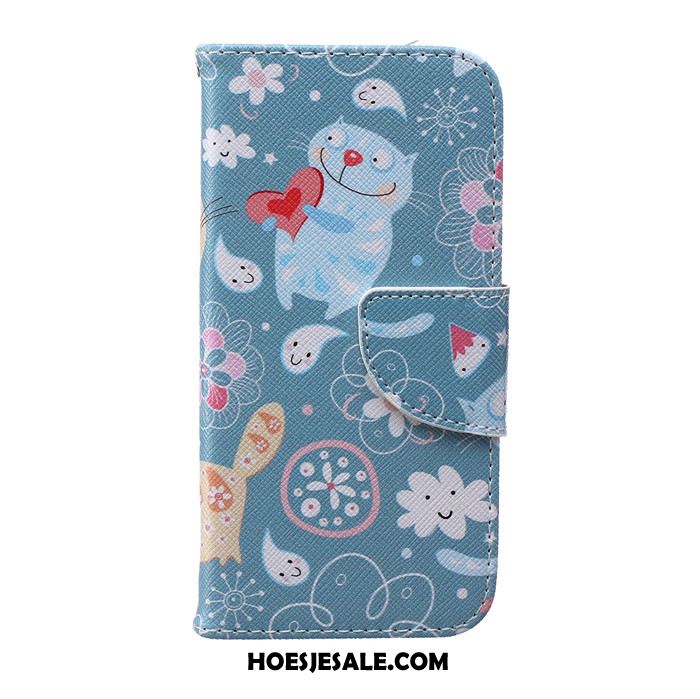 iPhone 6 / 6s Hoesje Leren Etui Spotprent Clamshell All Inclusive Bescherming Winkel