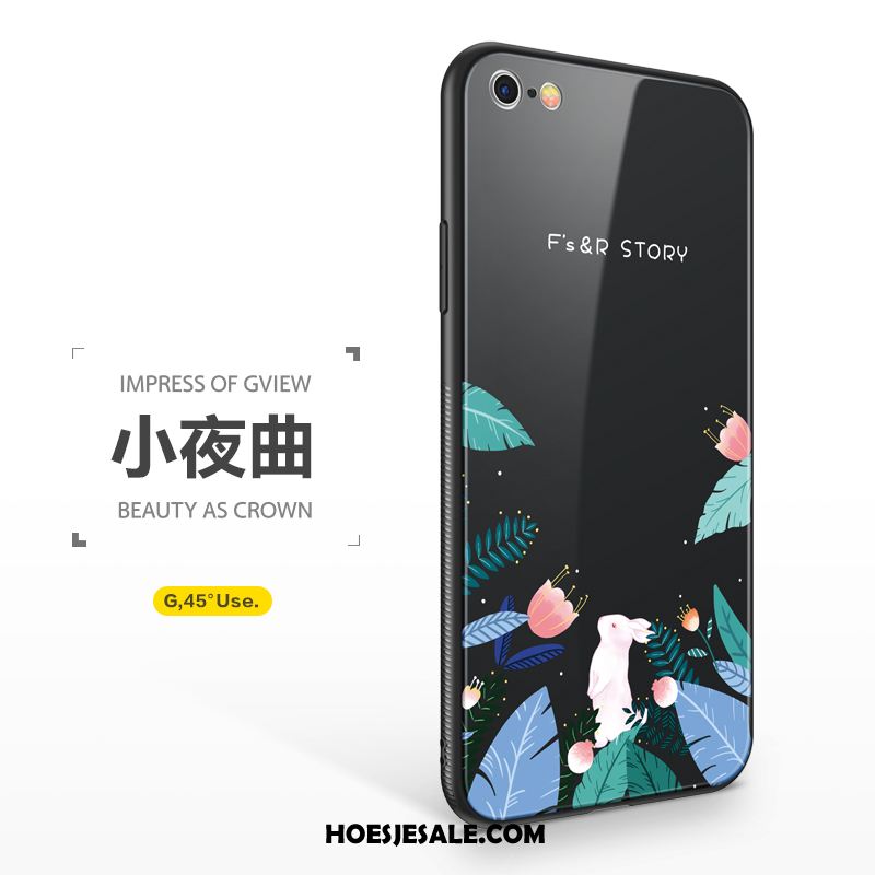 iPhone 6 / 6s Hoesje Lovers Glas Mobiele Telefoon Anti-fall Nieuw Sale