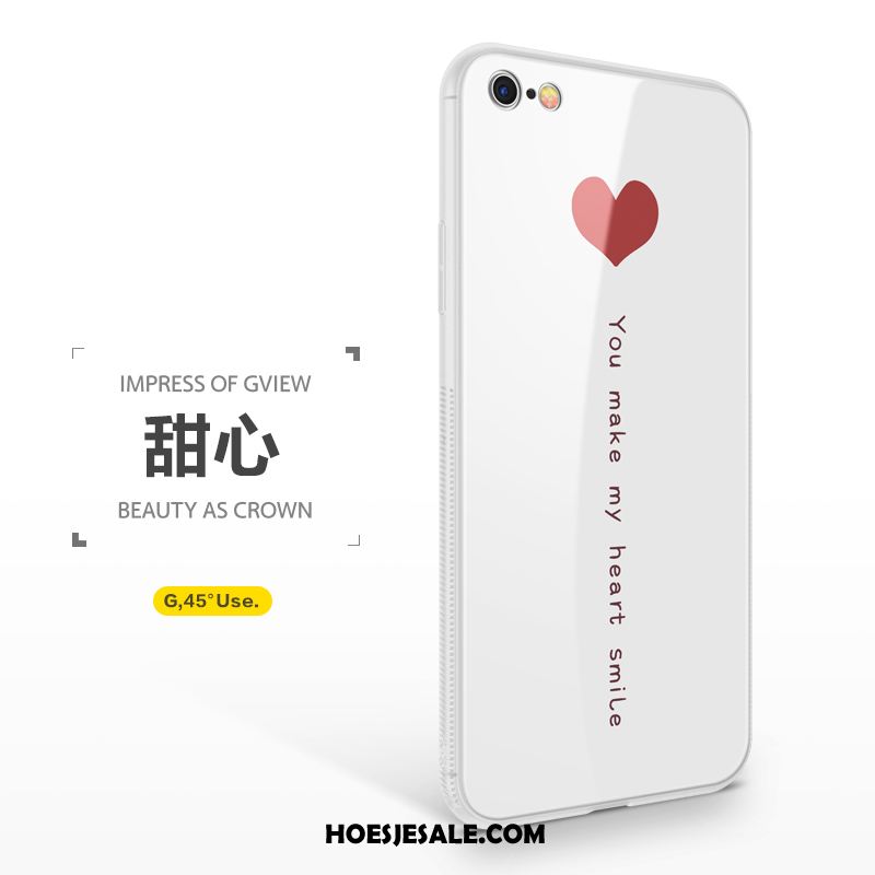 iPhone 6 / 6s Hoesje Lovers Glas Mobiele Telefoon Anti-fall Nieuw Sale