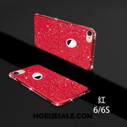 iPhone 6 / 6s Hoesje Met Strass Hoes Rood Scheppend Anti-fall Sale