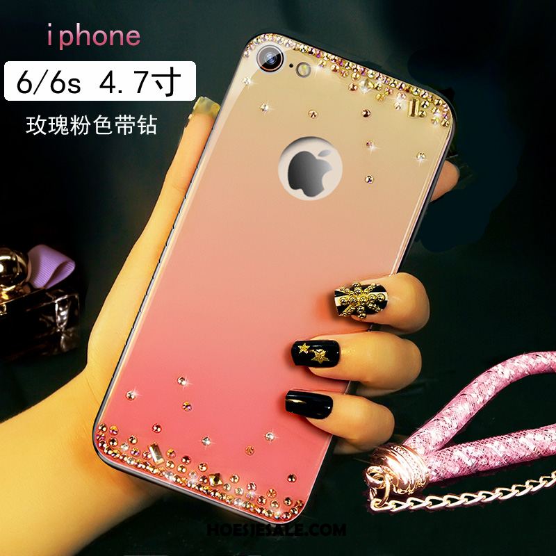 iPhone 6 / 6s Hoesje Met Strass Persoonlijk High End Glas Armbanden Goedkoop