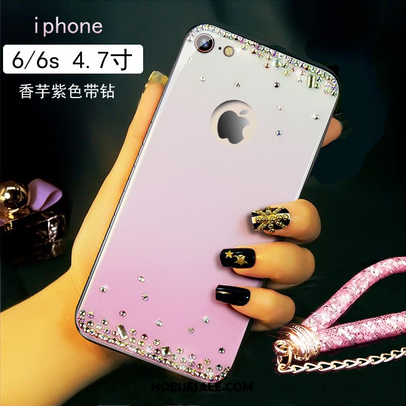 iPhone 6 / 6s Hoesje Met Strass Persoonlijk High End Glas Armbanden Goedkoop