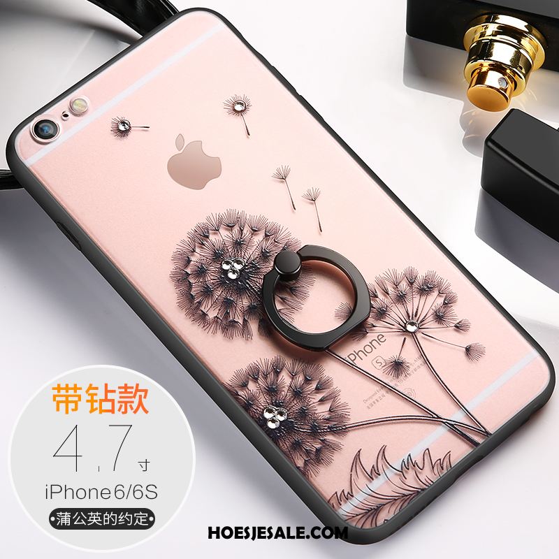 iPhone 6 / 6s Hoesje Mobiele Telefoon All Inclusive Net Red Anti-fall Zacht Aanbiedingen